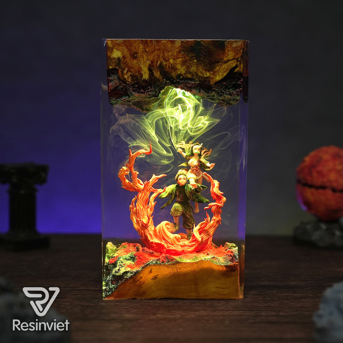 Tanjiro & Nezuko Lamp